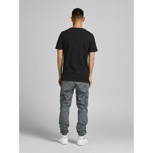 JACK & JONES HOMME LOGO NOIR  T-SHIRT | BLACK